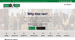 Desktop Screenshot of indiataxpayer.org