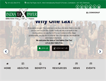 Tablet Screenshot of indiataxpayer.org